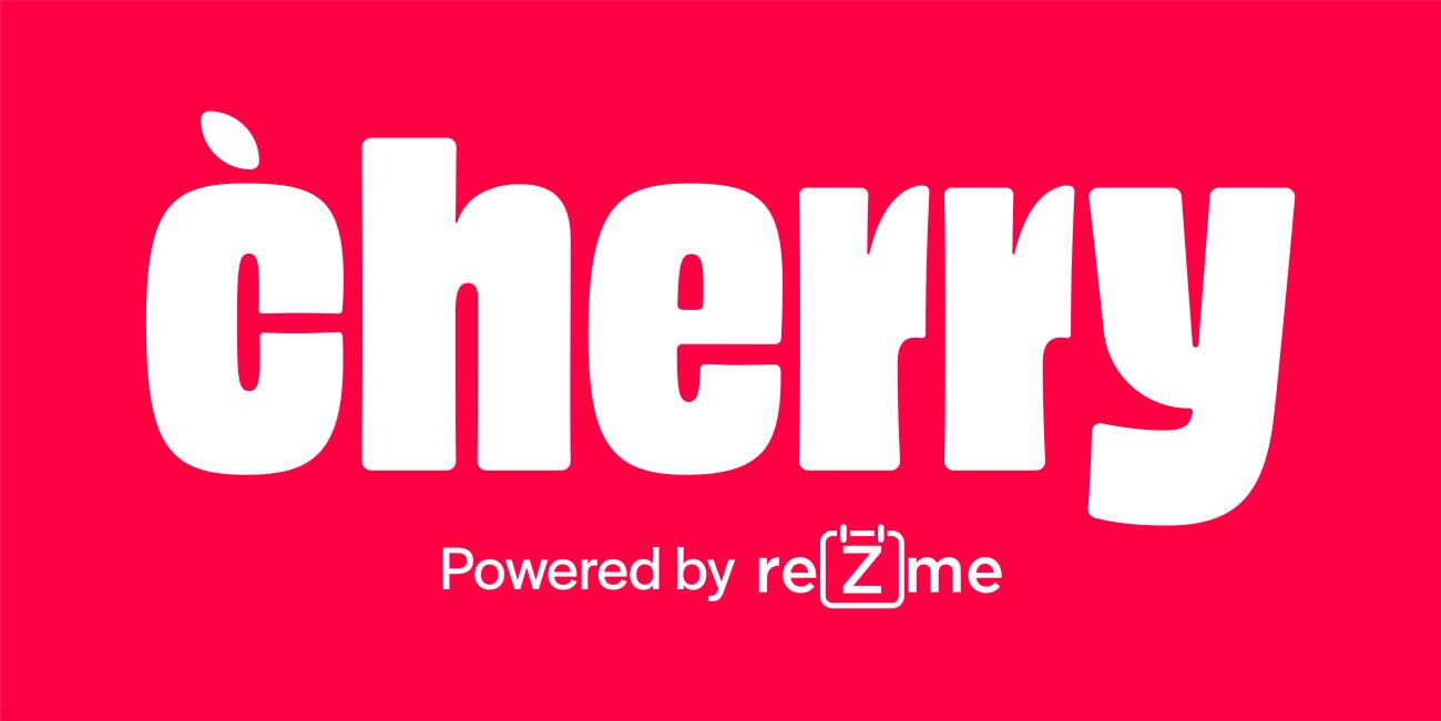 logo, cherry by rezme